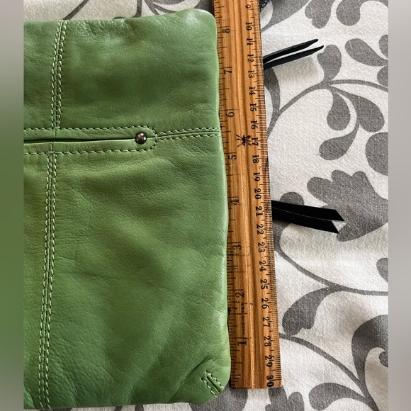 🥳👛HP👛🥳Leather Crossbody Bag W/Multi Pocket 3 Zip Shoulder Handbag 8.5x7 - Picture 12 of 13